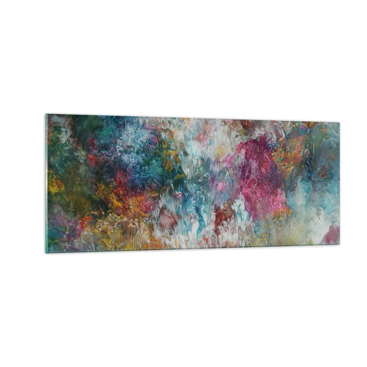 Quadro su vetro - In piena fioritura - 100x40 cm