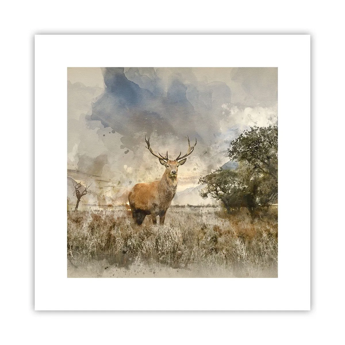 Poster - Dignità - forza - maestosità - 30x30 cm