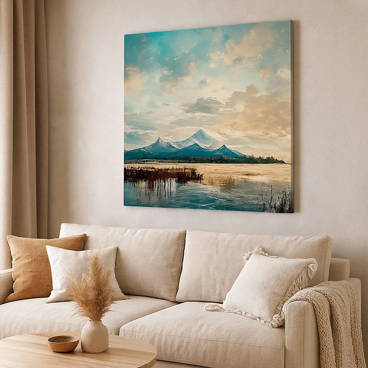 Quadro su tela - Stampe su Tela - Sotto la protezione del cielo - 30x30 cm