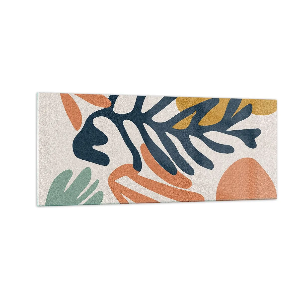 Quadro su vetro - Mare di coralli - 100x40 cm