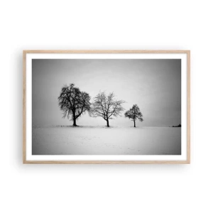 Poster in cornice rovere chiaro - Cosa sognano? - 91x61 cm