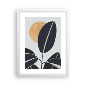 Poster in cornice bianca - Un giorno rovente d'estate - 30x40 cm