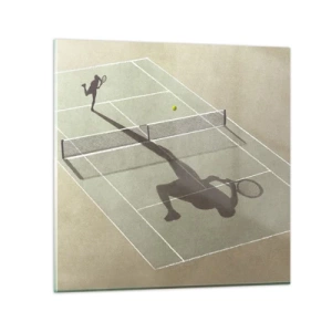 Quadro su vetro - Sconfiggere se stesso - 50x50 cm