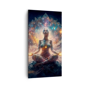 Quadro su tela - Stampe su Tela - Un flusso di energia buona - 55x100 cm