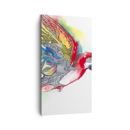 Quadro su tela - Stampe su Tela - Vivi a colori - 45x80 cm