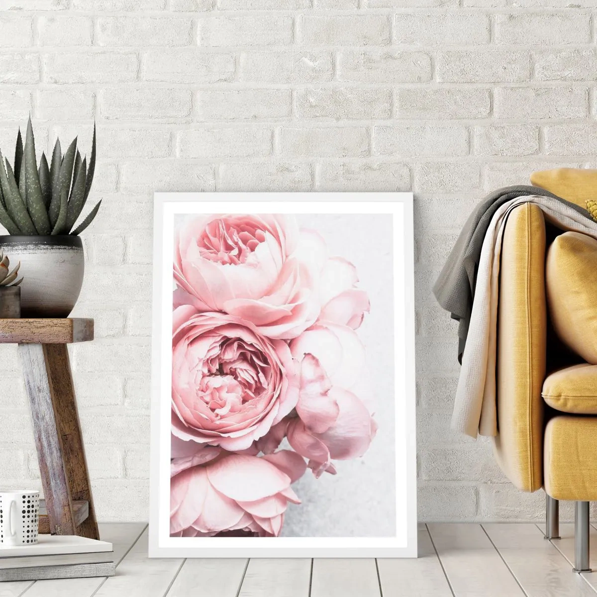 Poster in cornice bianca - Per i romantici - 70x100 cm