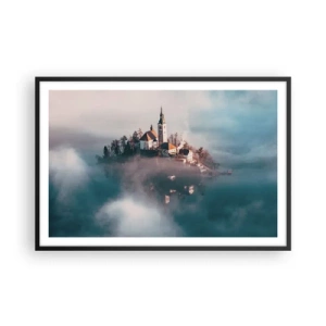 Poster in cornice nera - L'isola dei sogni - 91x61 cm