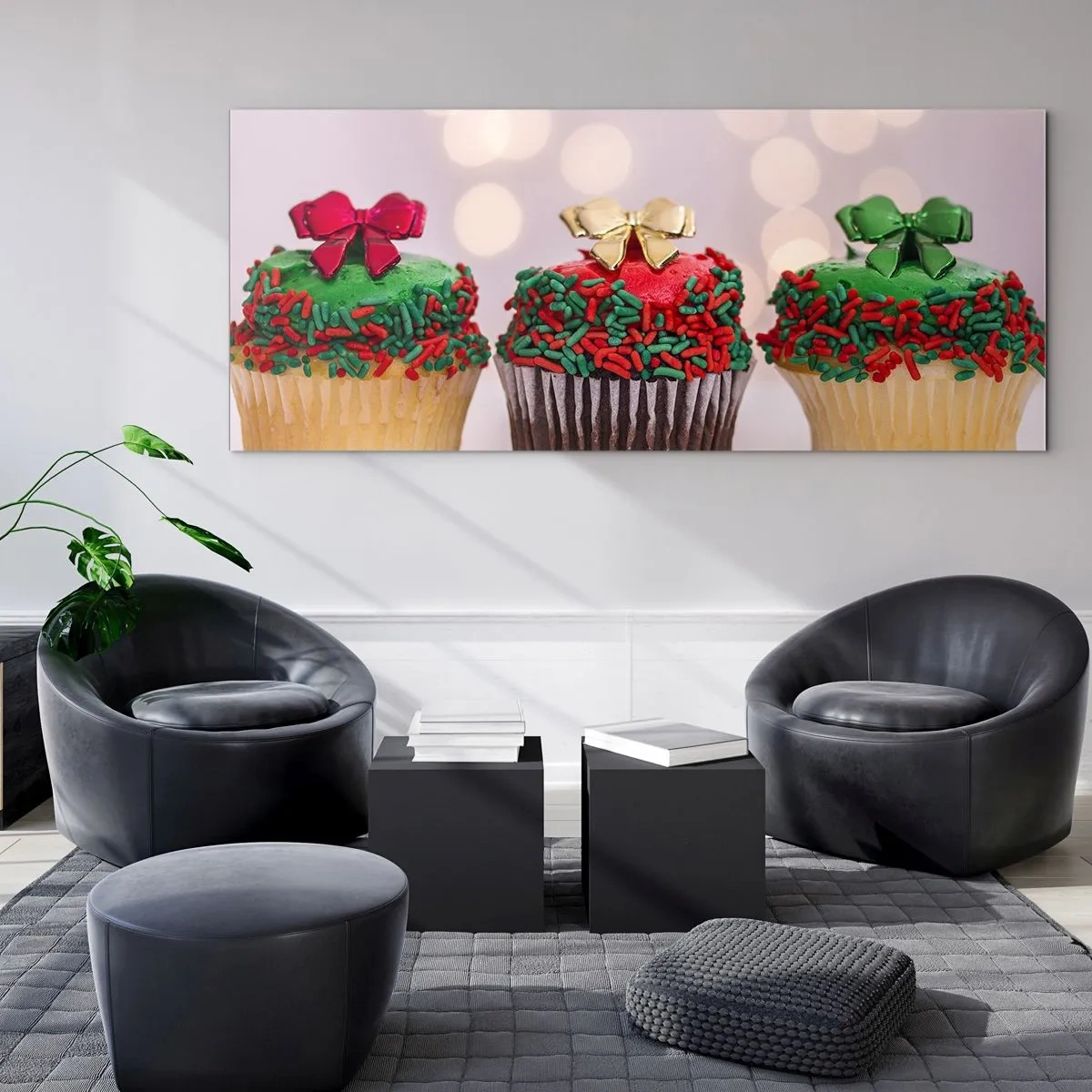Quadro su vetro - Dolci a volontà - 100x40 cm