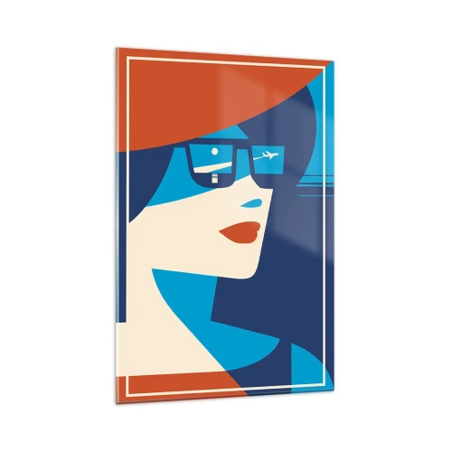 Quadro su vetro - Viaggio di vacanze - 80x120 cm