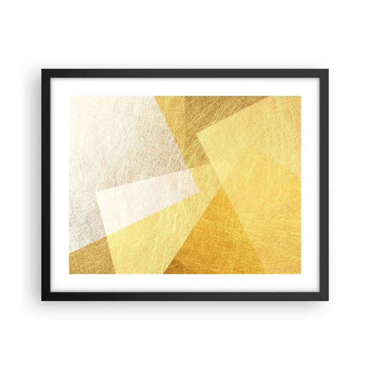 Poster in cornice nera - La pace della geometria - 50x40 cm