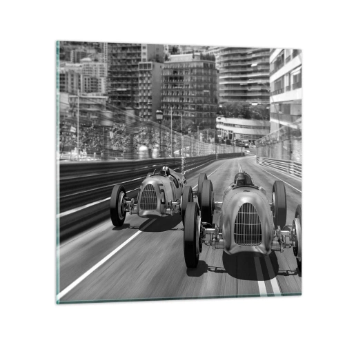 Quadro su vetro - Tanto tempo fa a Montecarlo - 60x60 cm