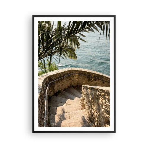 Poster in cornice nera - Sotto il sole d'Italia - 70x100 cm