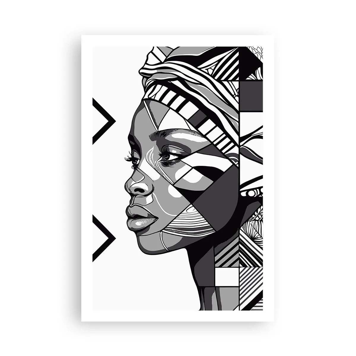 Poster - Ritratto etnico - 61x91 cm