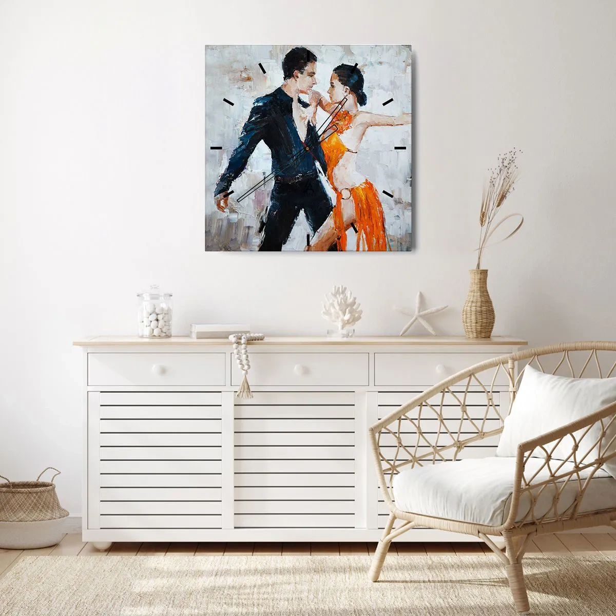 Orologio da parete - Orologio in Vetro - Dirty dancing - 30x30 cm