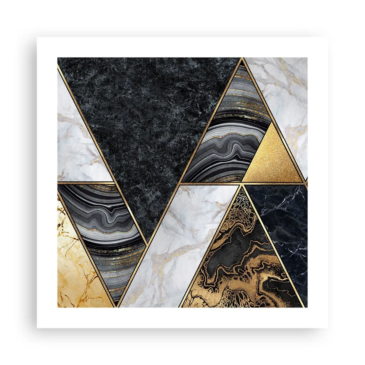 Poster - Pietra su pietra - 50x50 cm