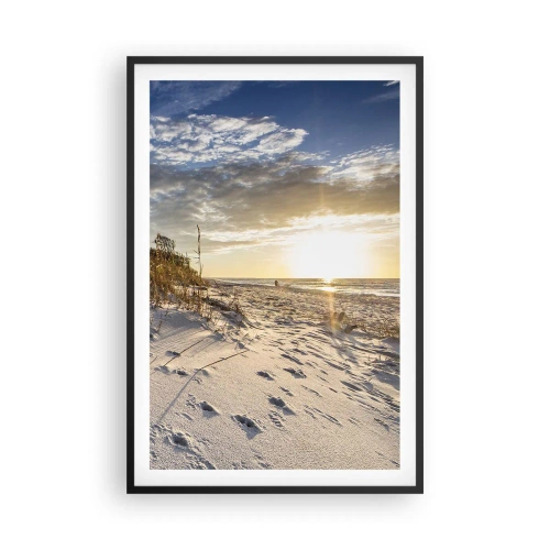 Poster in cornice nera - Invito a passeggiare - 61x91 cm