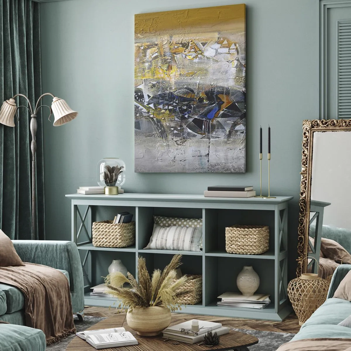 Quadro su tela - Stampe su Tela - Tutto andrà bene - 45x80 cm