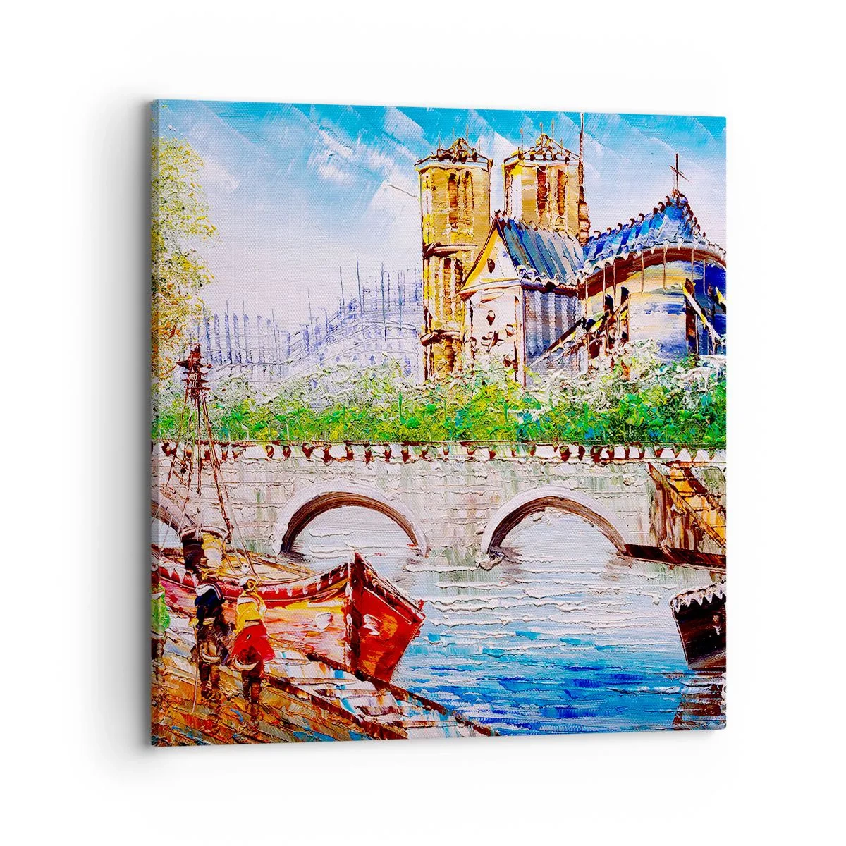 Quadro su tela - Stampe su Tela - Il loro tempo non passa mai - 70x70 cm