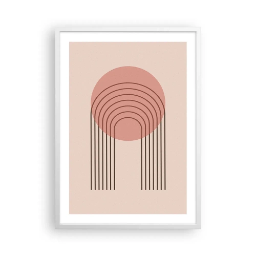 Poster in cornice bianca - Attrazione irresistibile - 50x70 cm