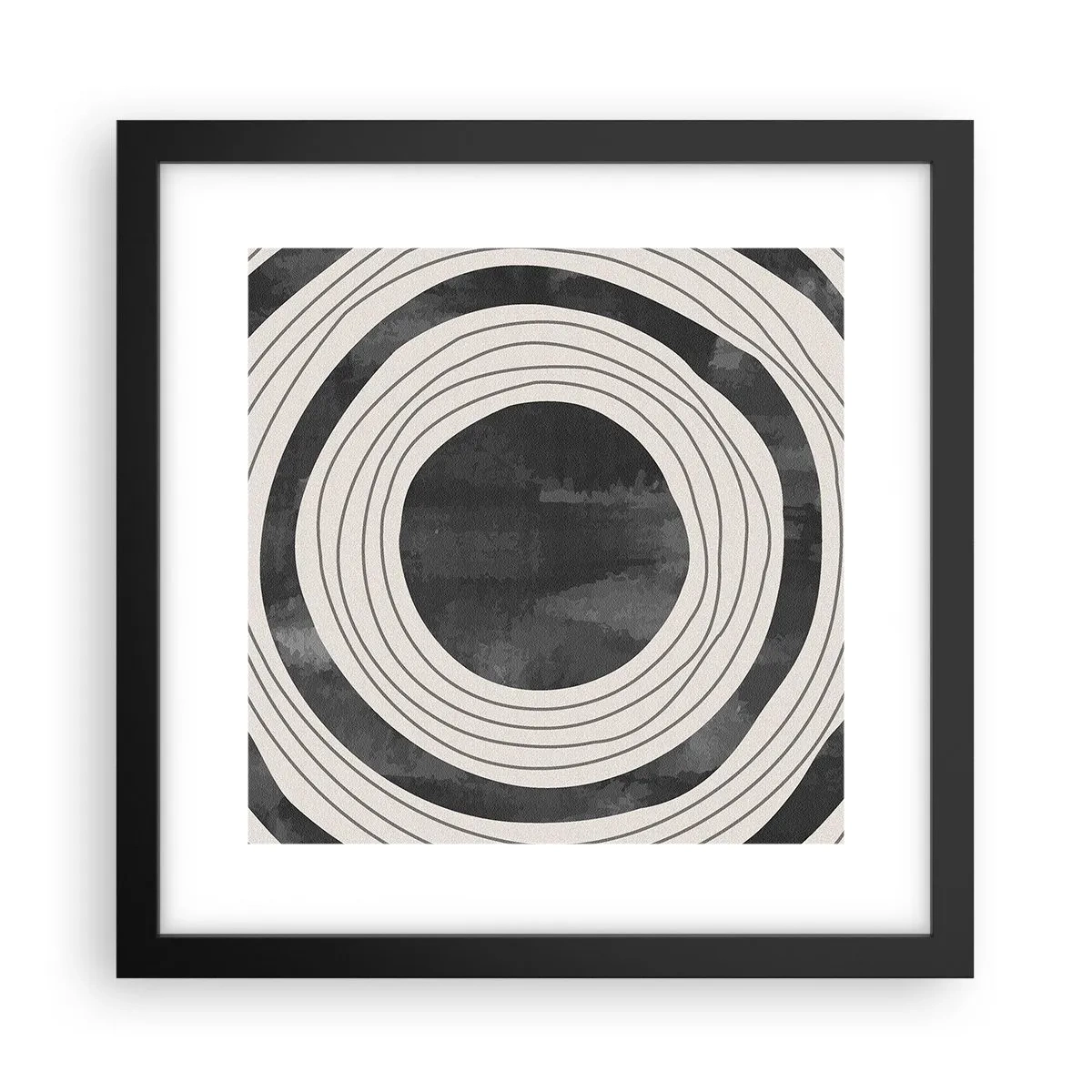Poster in cornice nera - Proprio al centro - 30x30 cm
