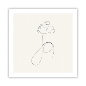 Poster - Avvolta nei sogni - 50x50 cm