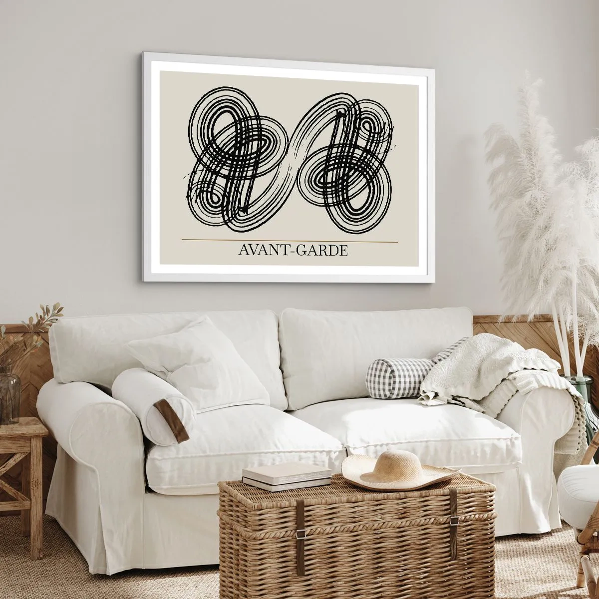 Poster in cornice bianca - In tutta spontaneità - 50x40 cm