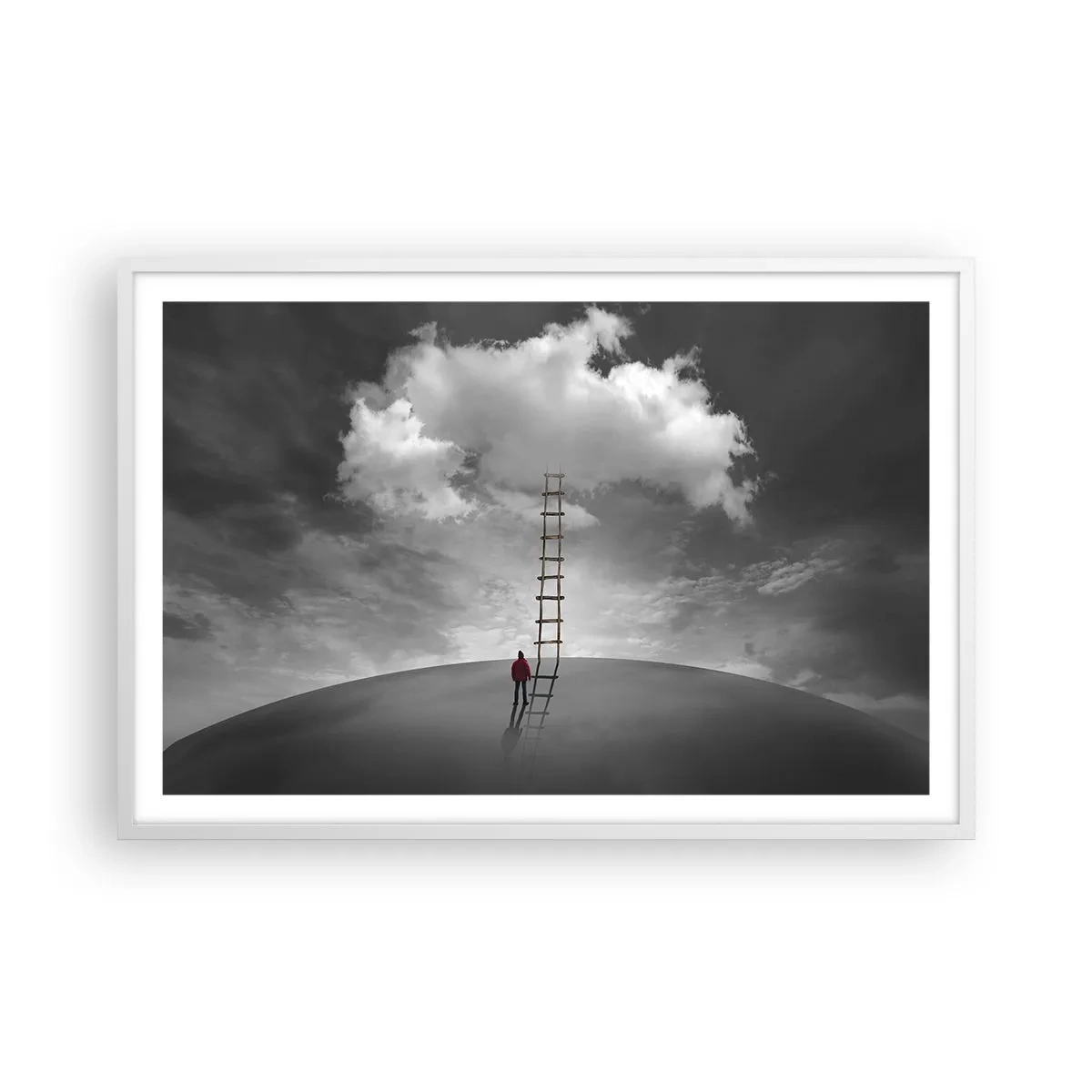 Poster in cornice bianca - Tutto è possibile - 91x61 cm