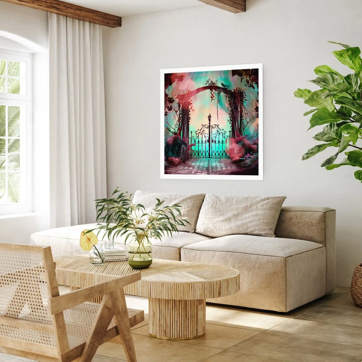 Poster - Il giardino dei misteri - 30x30 cm