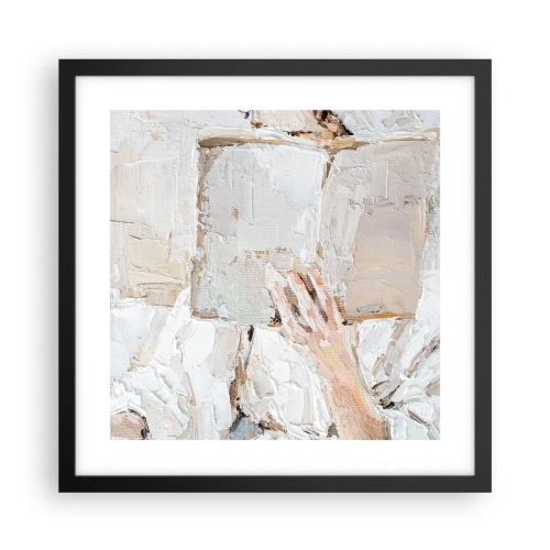 Poster in cornice nera - In un altro mondo - 40x40 cm