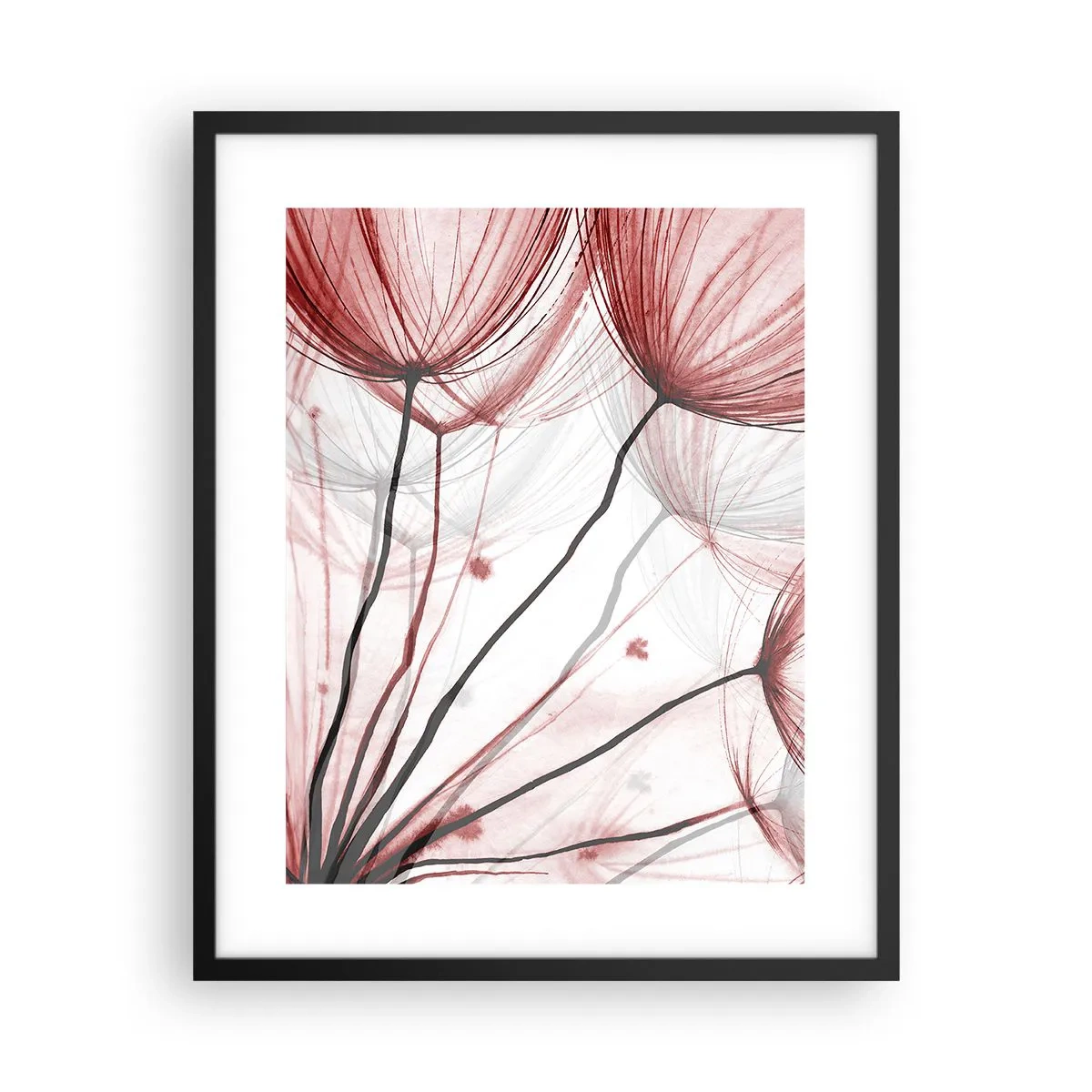 Poster in cornice nera - Prima del decollo - 40x50 cm