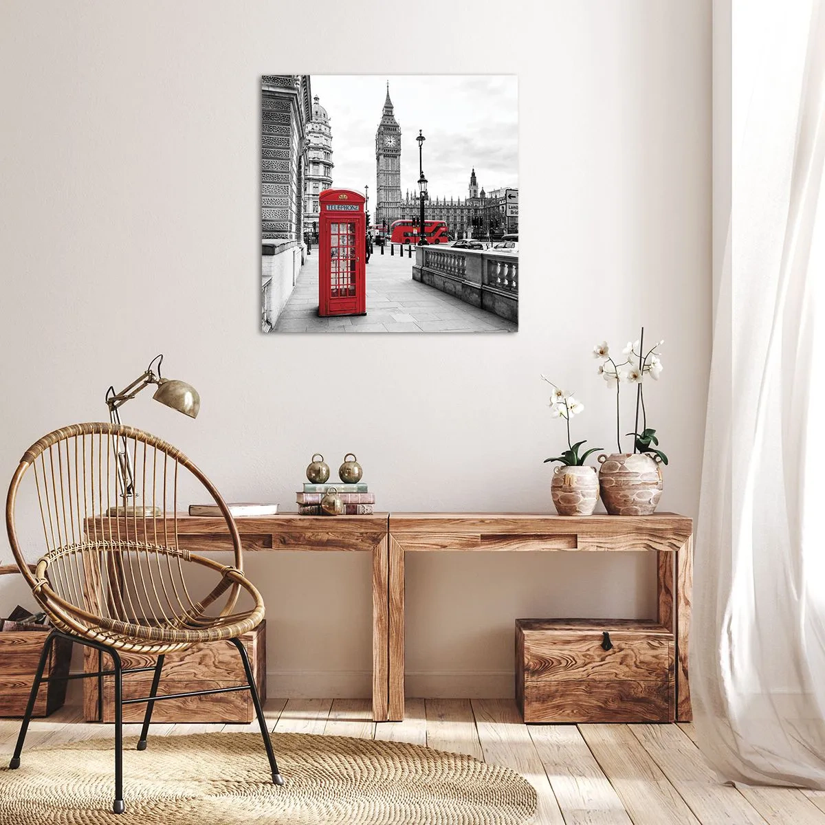 Quadro su tela - Stampe su Tela - Indubbiamente Londra - 30x30 cm