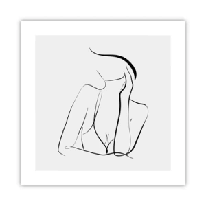 Poster - Sull'onda dei sogni - 40x40 cm