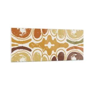 Quadro su vetro - Astrazione sentimentale - 100x40 cm