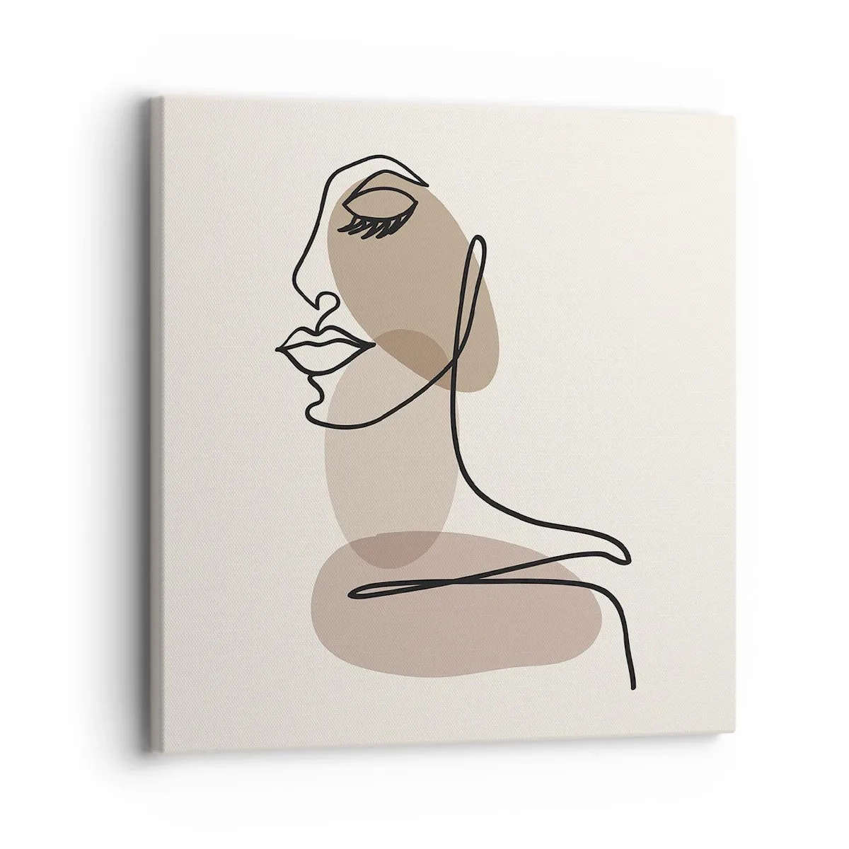 Quadro su tela - Stampe su Tela - La linea sicura della bellezza - 30x30 cm