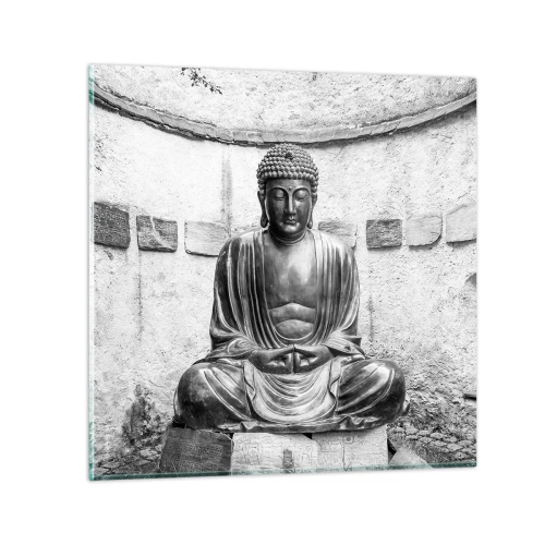 Quadro su vetro - Alla fonte della pace - 70x70 cm