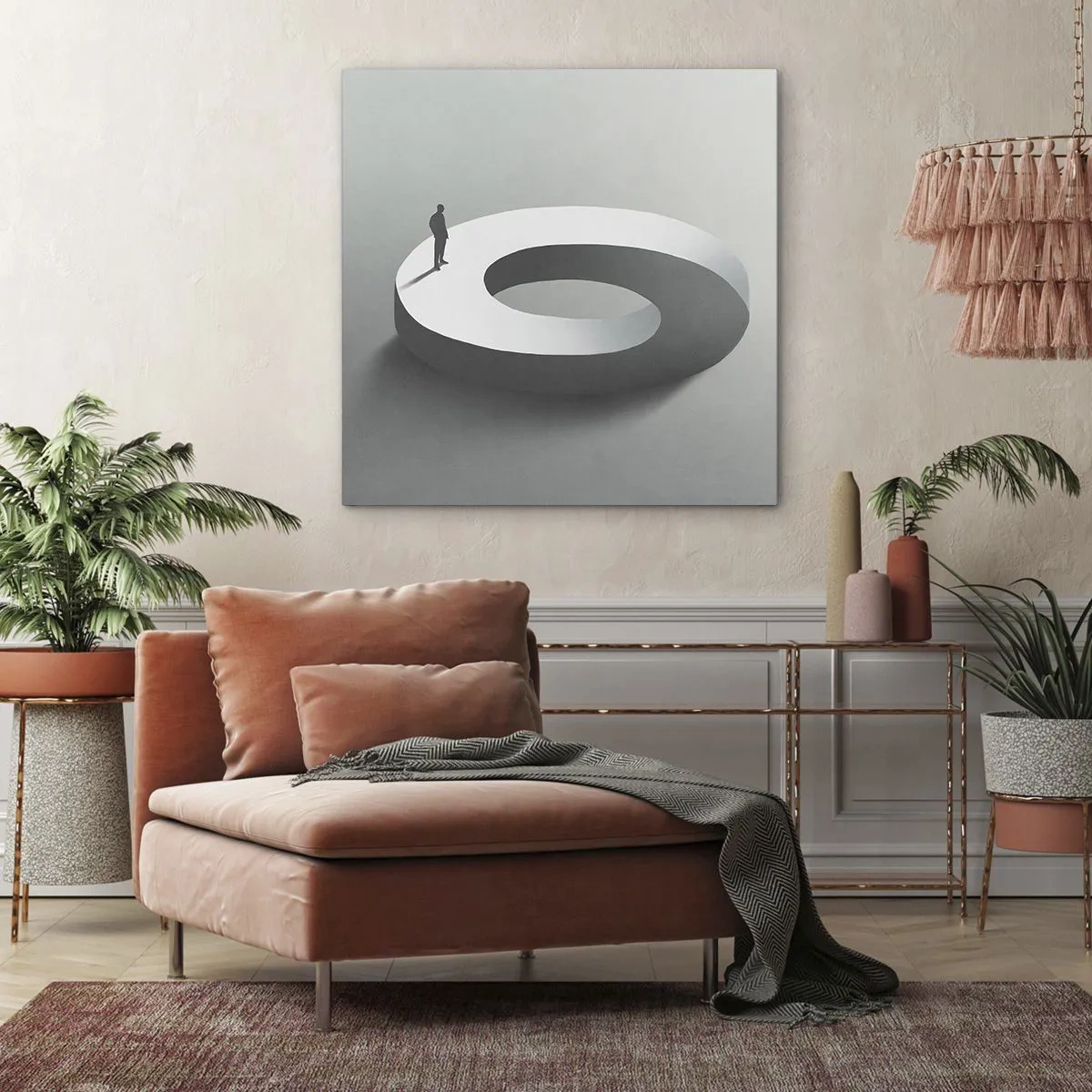 Quadro su tela - Stampe su Tela - Prova a cavartela - 40x40 cm
