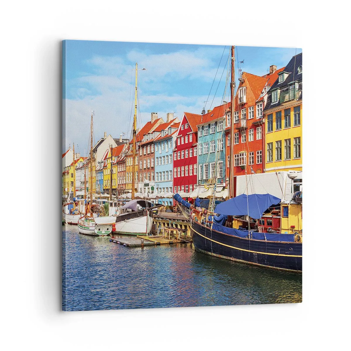 Quadro su tela - Stampe su Tela - Riva gioiosa - 60x60 cm