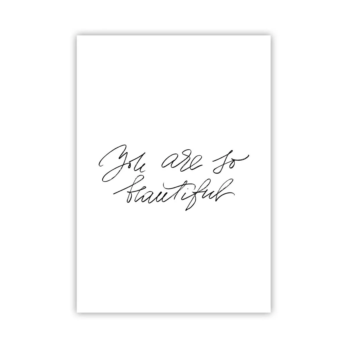 Poster - Davvero, credimi... - 70x100 cm