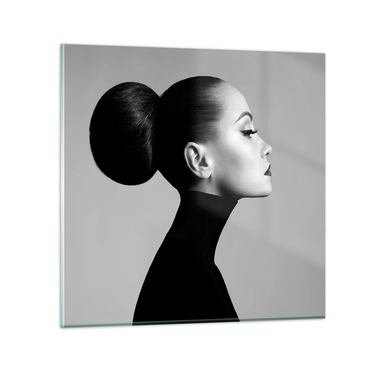 Quadro su vetro - La Nefertiti di oggi - 40x40 cm