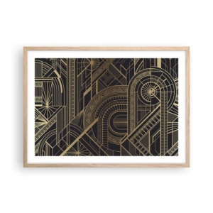 Poster in cornice rovere chiaro - Concetti, idee, progetti - 70x50 cm