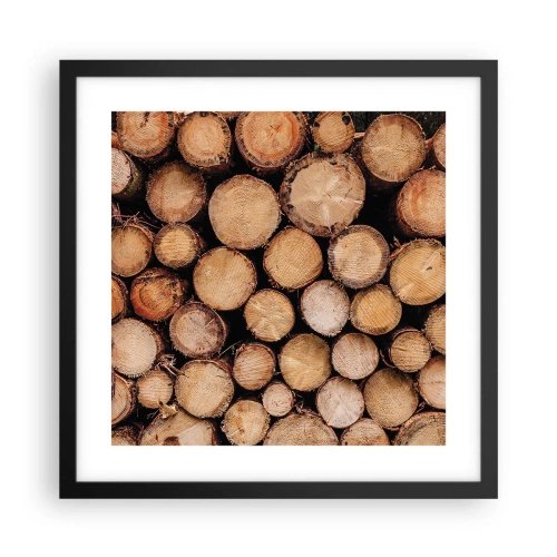 Poster in cornice nera - Nuovo inizio - 40x40 cm