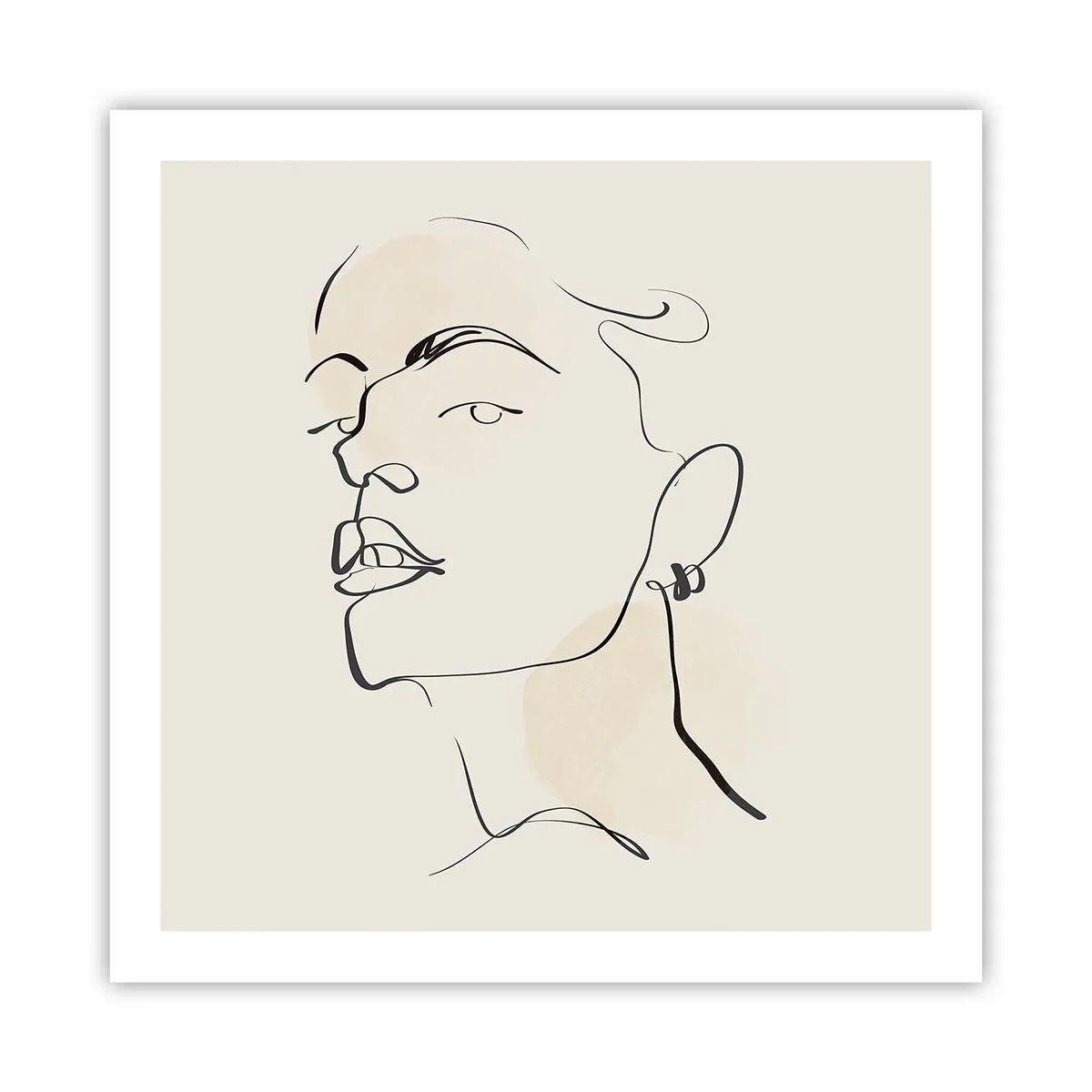 Poster - Sguardo fiero - 60x60 cm