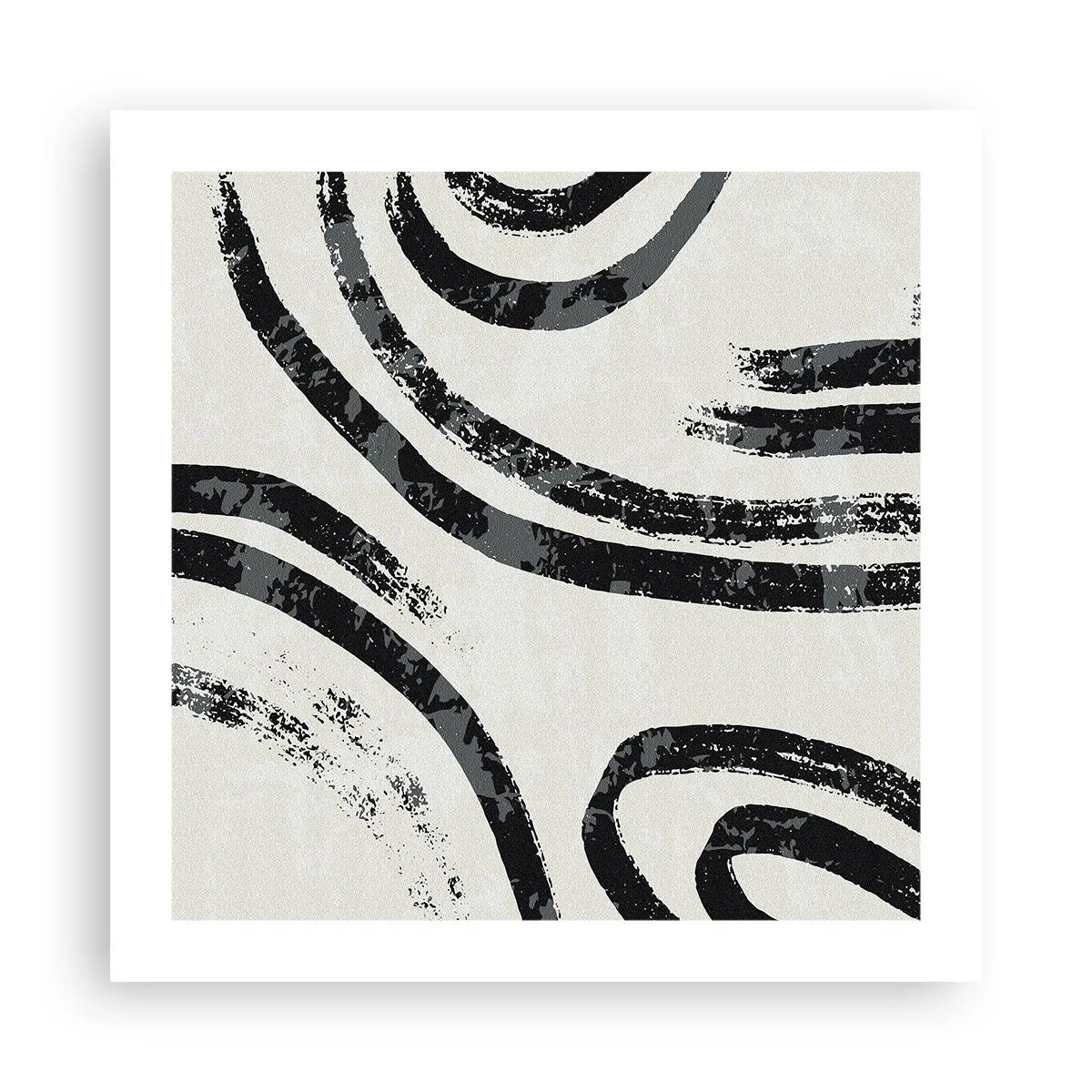 Poster - Interrotto a metà - 50x50 cm