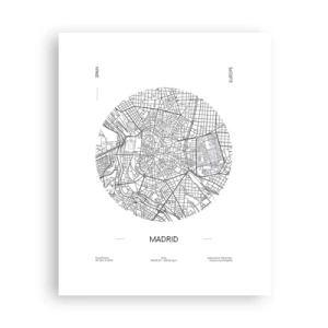 Poster - Anatomia di Madrid - 40x50 cm