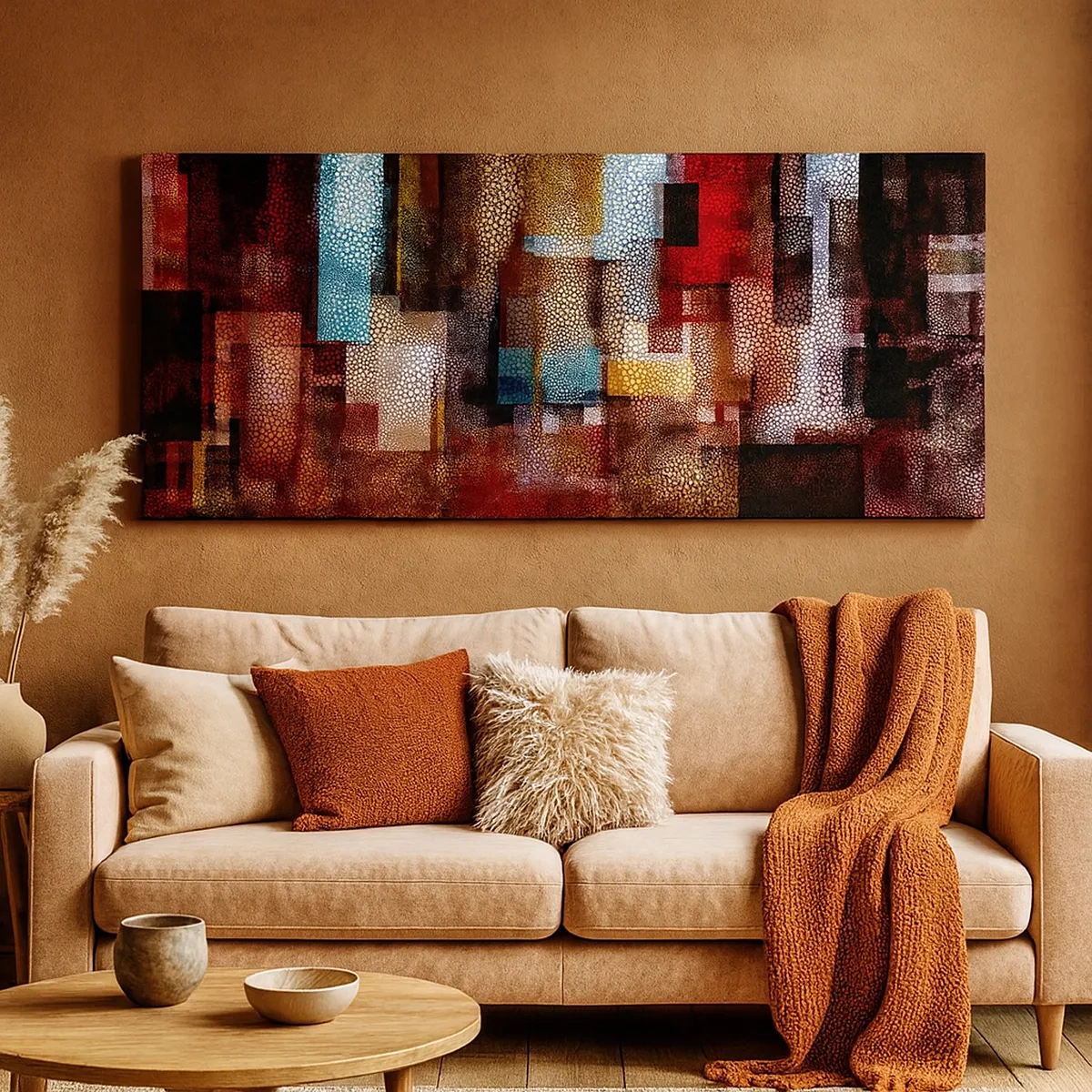 Quadro su tela - Stampe su Tela - Confusione aggrovigliata - 30x30 cm