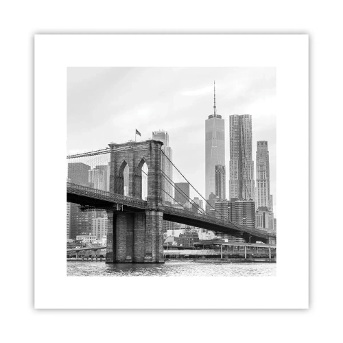 Poster - Atmosfera di New York - 30x30 cm