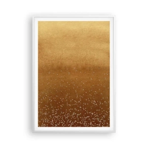 Poster in cornice bianca - La nascita della luce - 70x100 cm