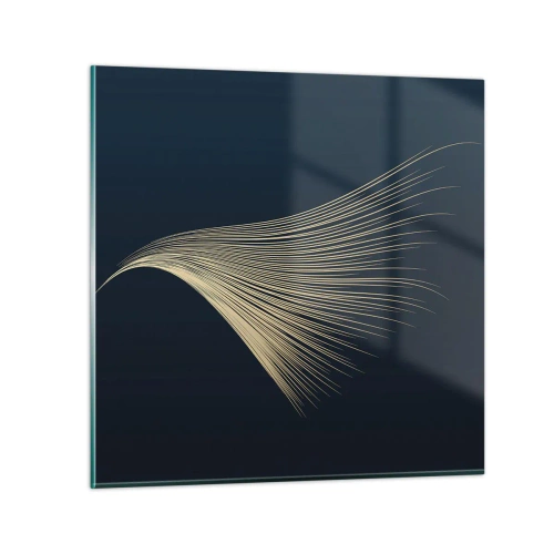 Quadro su vetro - Come un capello d'angelo - 50x50 cm