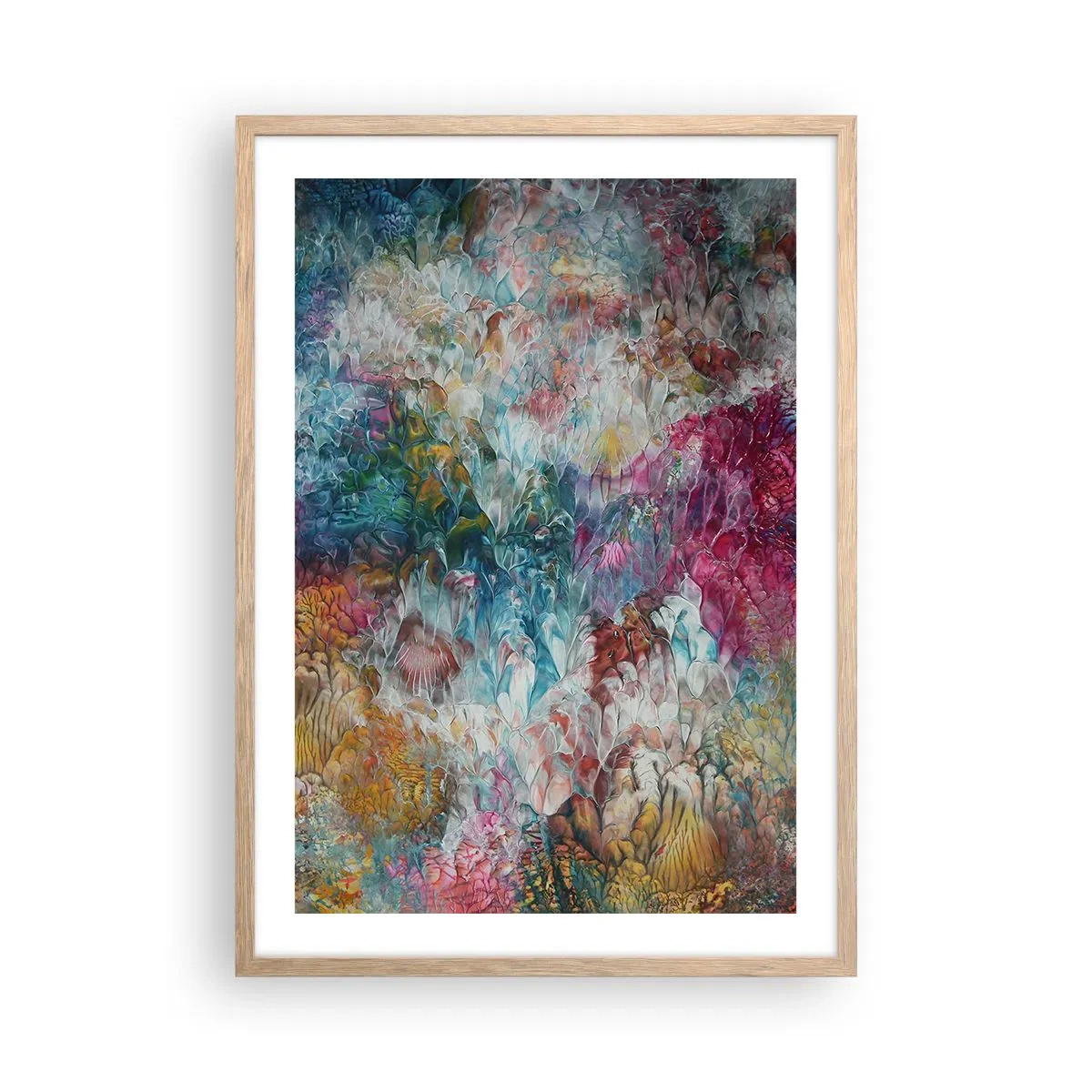 Poster in cornice rovere chiaro - In piena fioritura - 50x70 cm