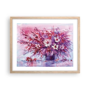 Poster in cornice rovere chiaro - Innocenza e passione - 50x40 cm